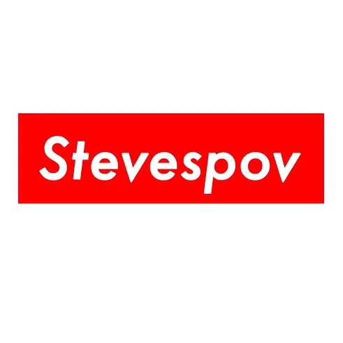 Steve's POVステッカー レッド Stevespov Red Sticker (S05)