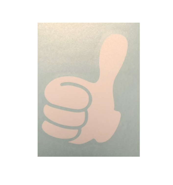 Thumbs Up デカールステッカー Thumbs Up Decal Sticker (S12)
