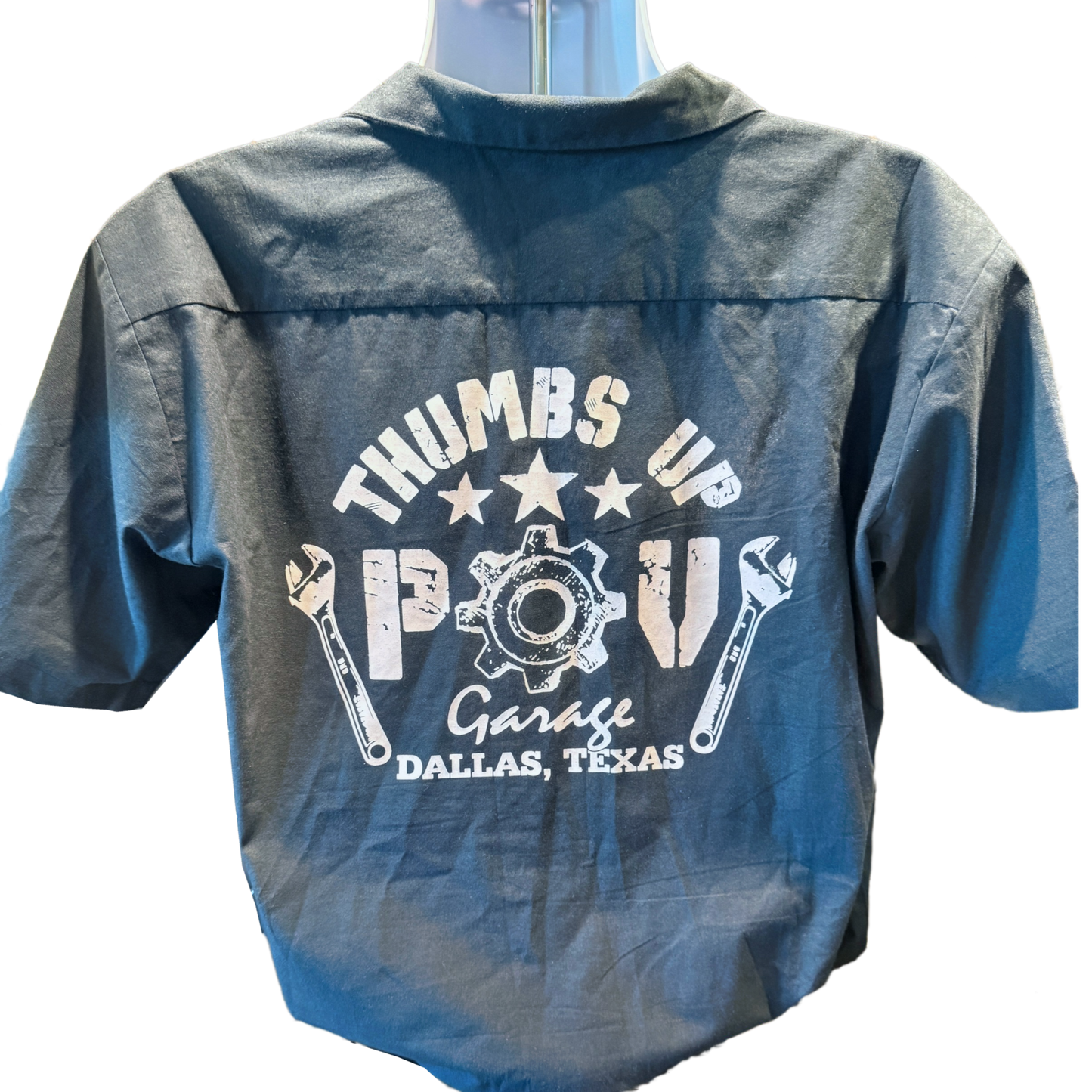 サムズアップPOVガレージ オリジナルワークシャツ POV Garage Official Work Shirts (W01)
