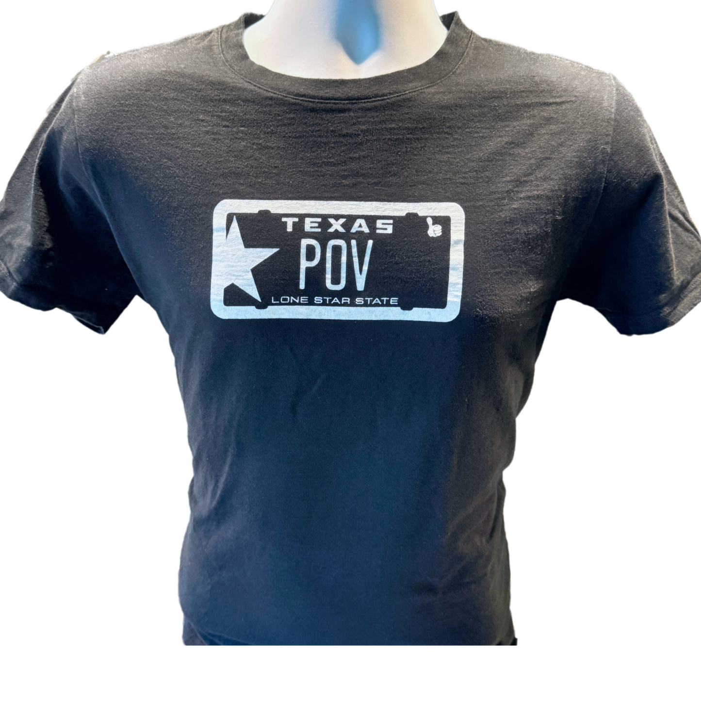テキサスナンバープレート Tシャツ Texas POV License Plate Tshirt (T36)